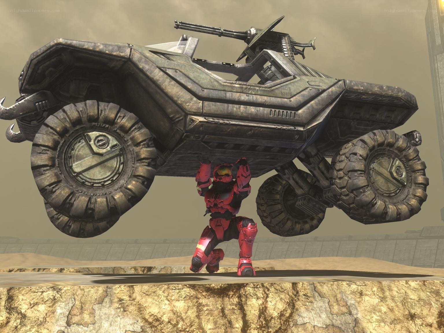 sarge lifts warthog vehicle