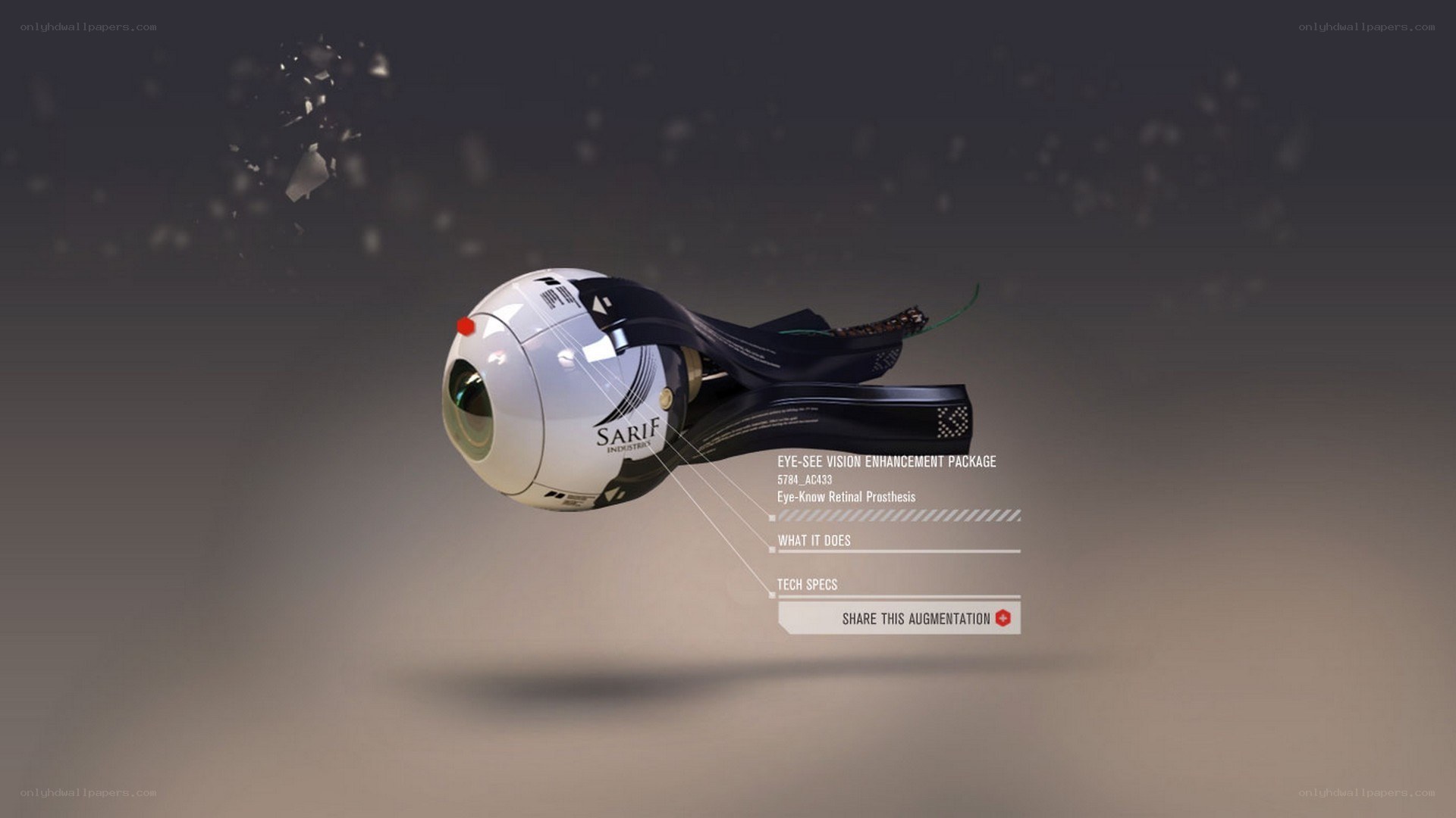 Sarif Industries vision enhancement