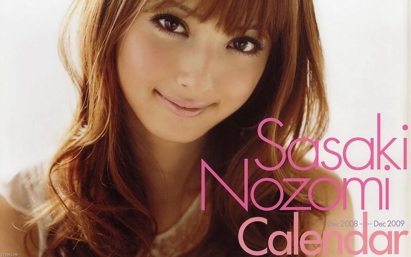 Sasaki Nozomi calendar cover