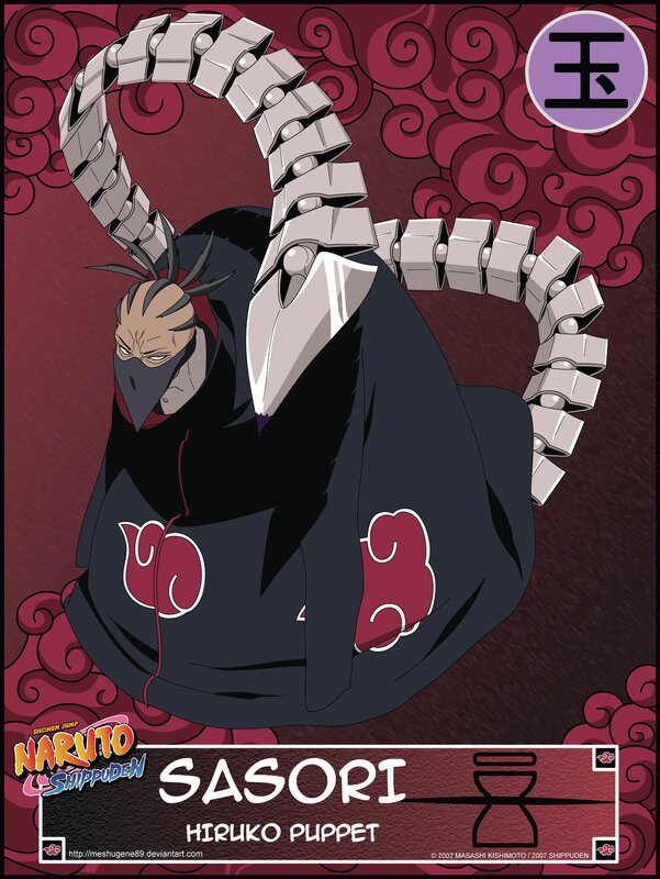Sasori in Akatsuki Cloak — Red, Dramatic
