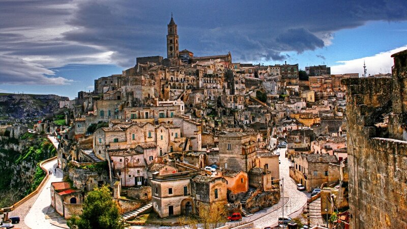 Sassi Di Matera Town — Brown