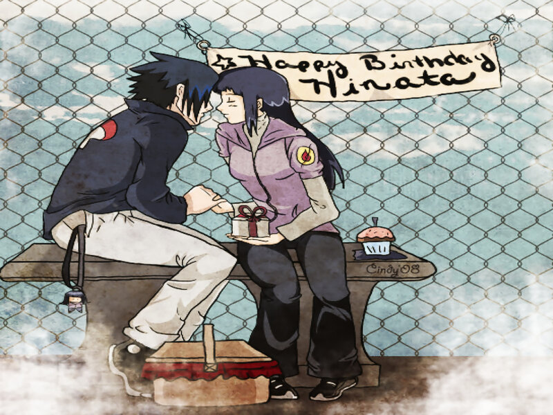 Sasuke and Hinata birthday moment
