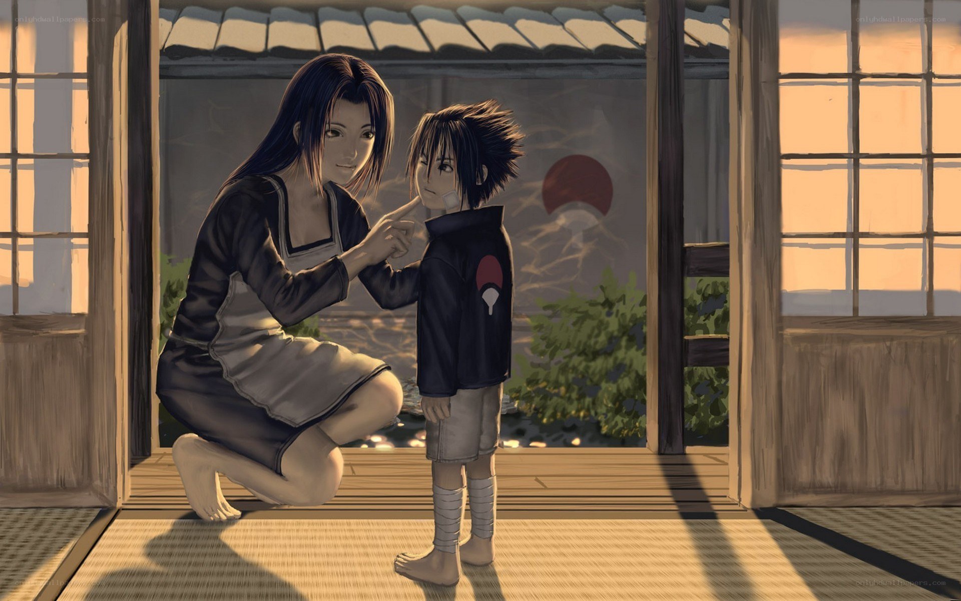 Sasuke and his mother