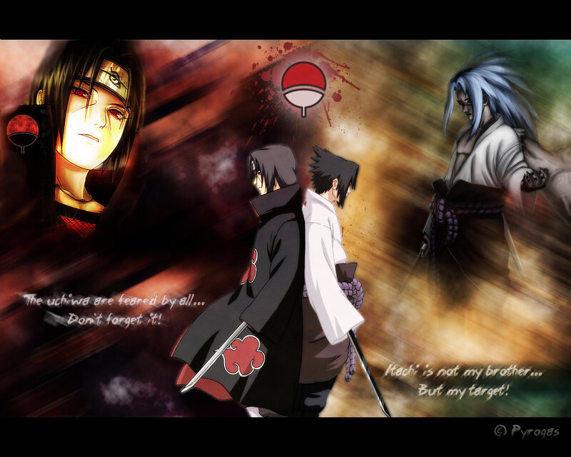 Sasuke and Itachi confrontation