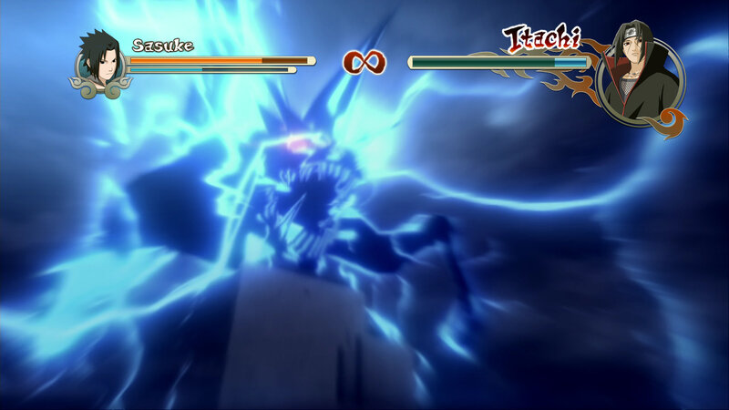 Sasuke and Itachi Fighting