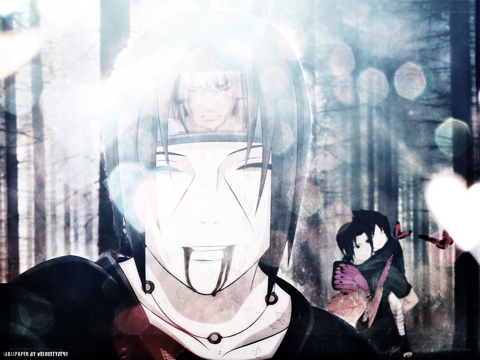 Sasuke and Itachi in the forest