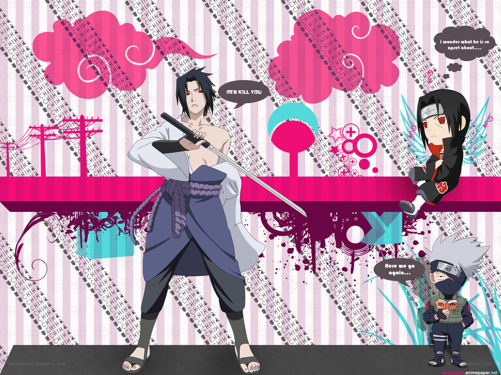 Sasuke and Naruto characters