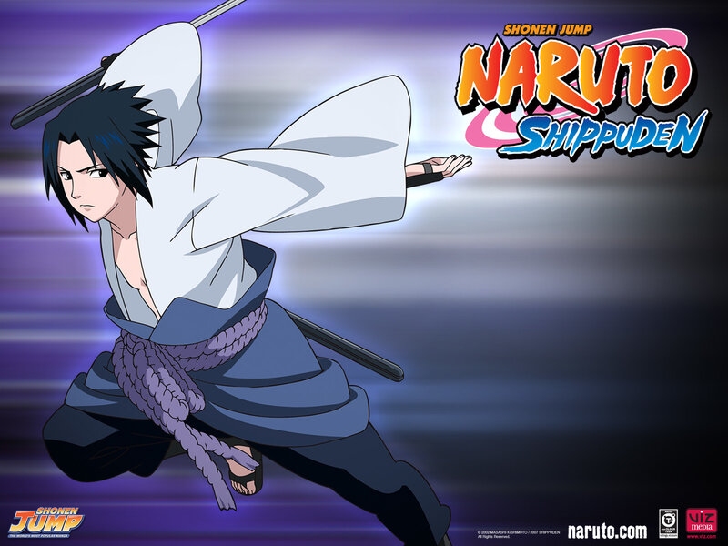 Sasuke in action pose