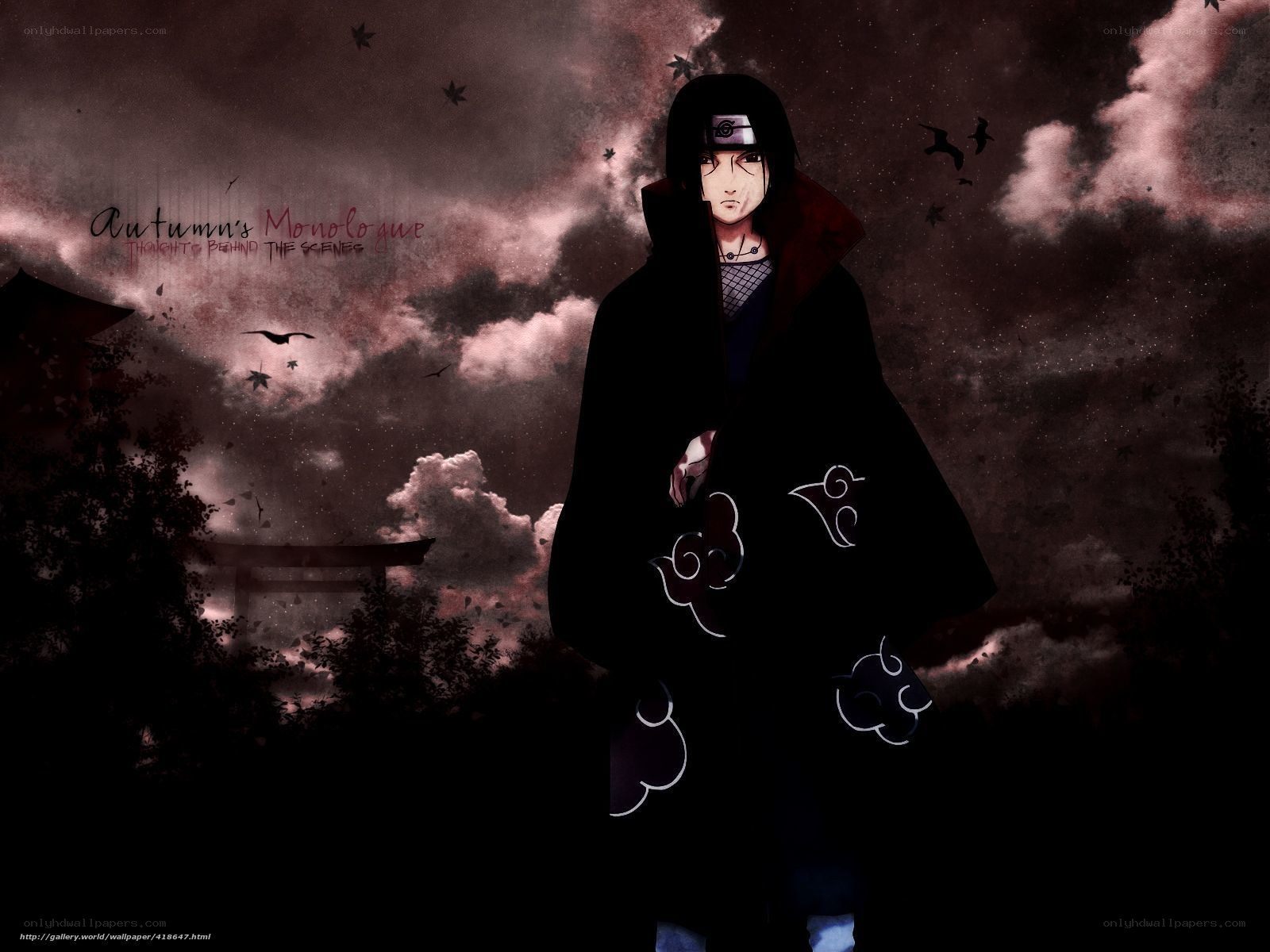 Sasuke in Akatsuki Cloak