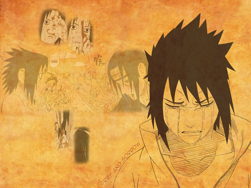 Sasuke's grief and sorrow