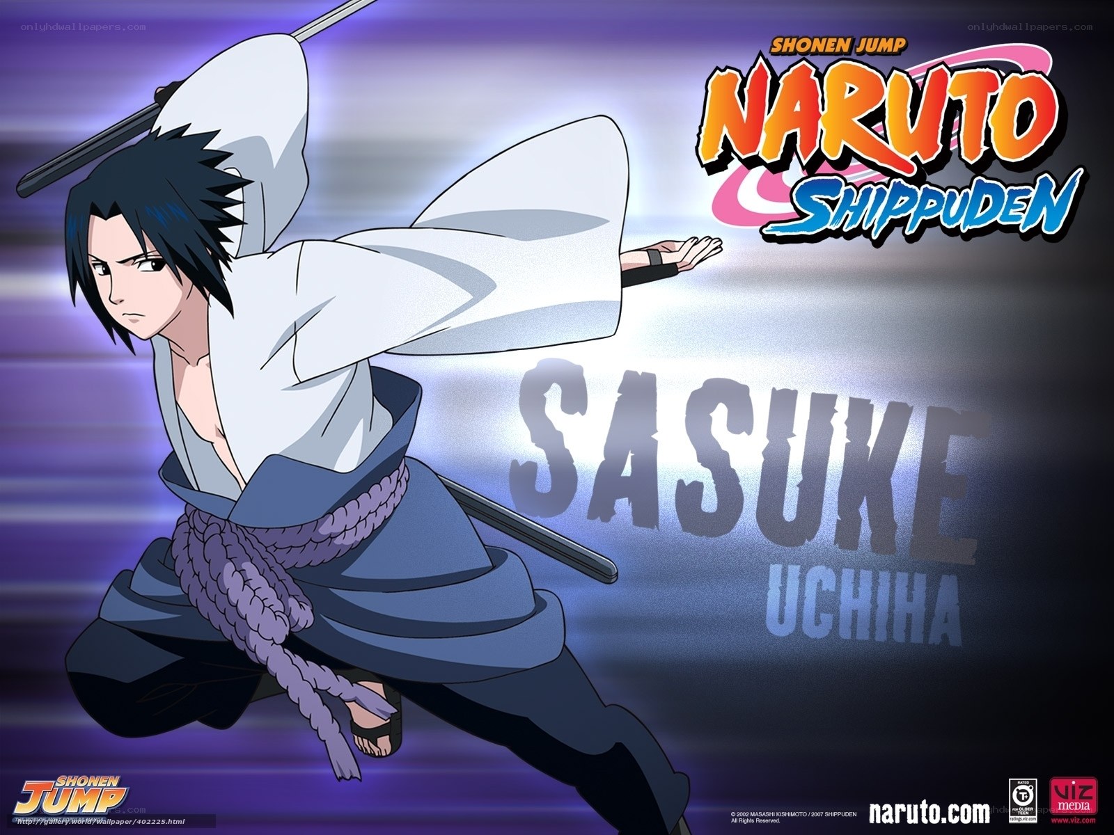 Sasuke Uchiha action pose