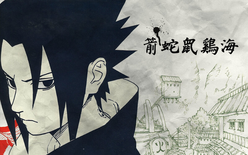 Sasuke Uchiha and Hidden Leaf Village