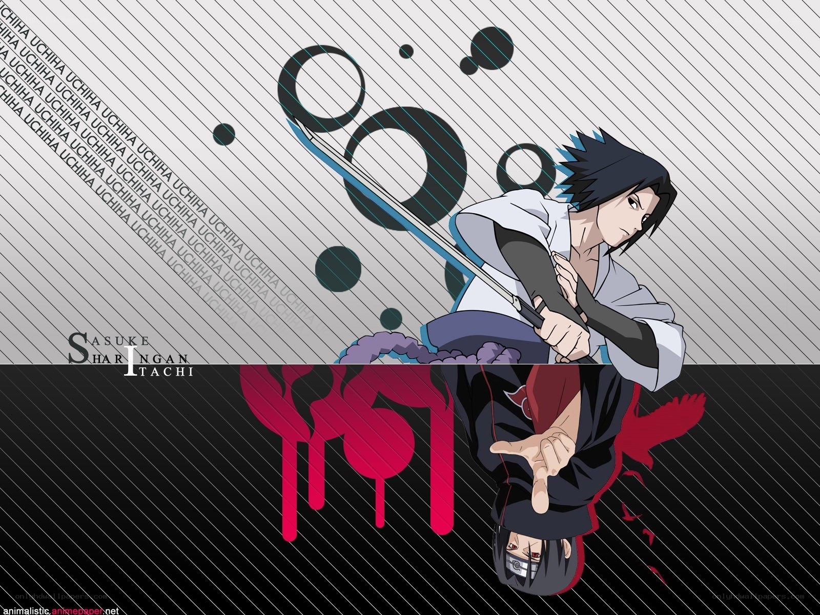 Sasuke Uchiha anime art