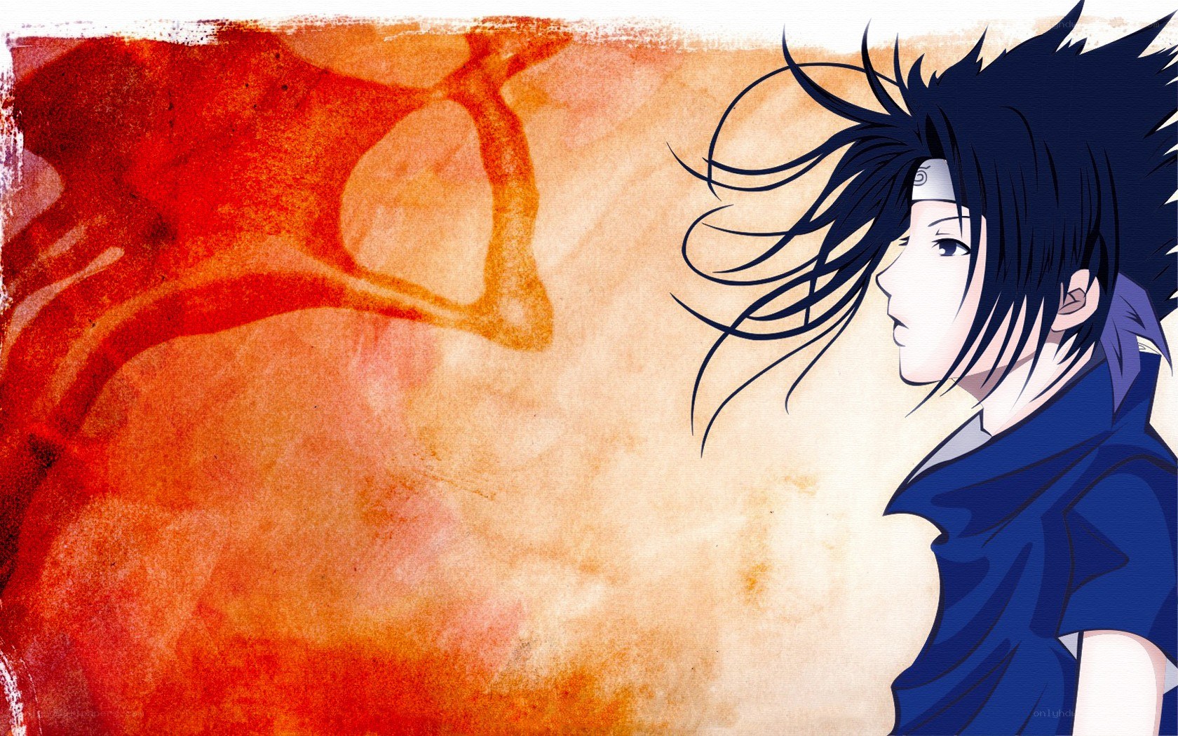 Sasuke Uchiha anime portrait