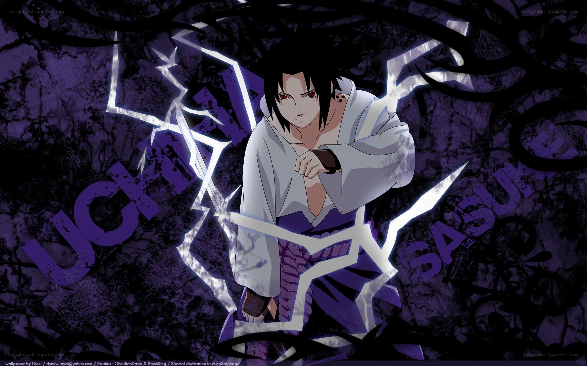 Sasuke Uchiha anime wallpaper