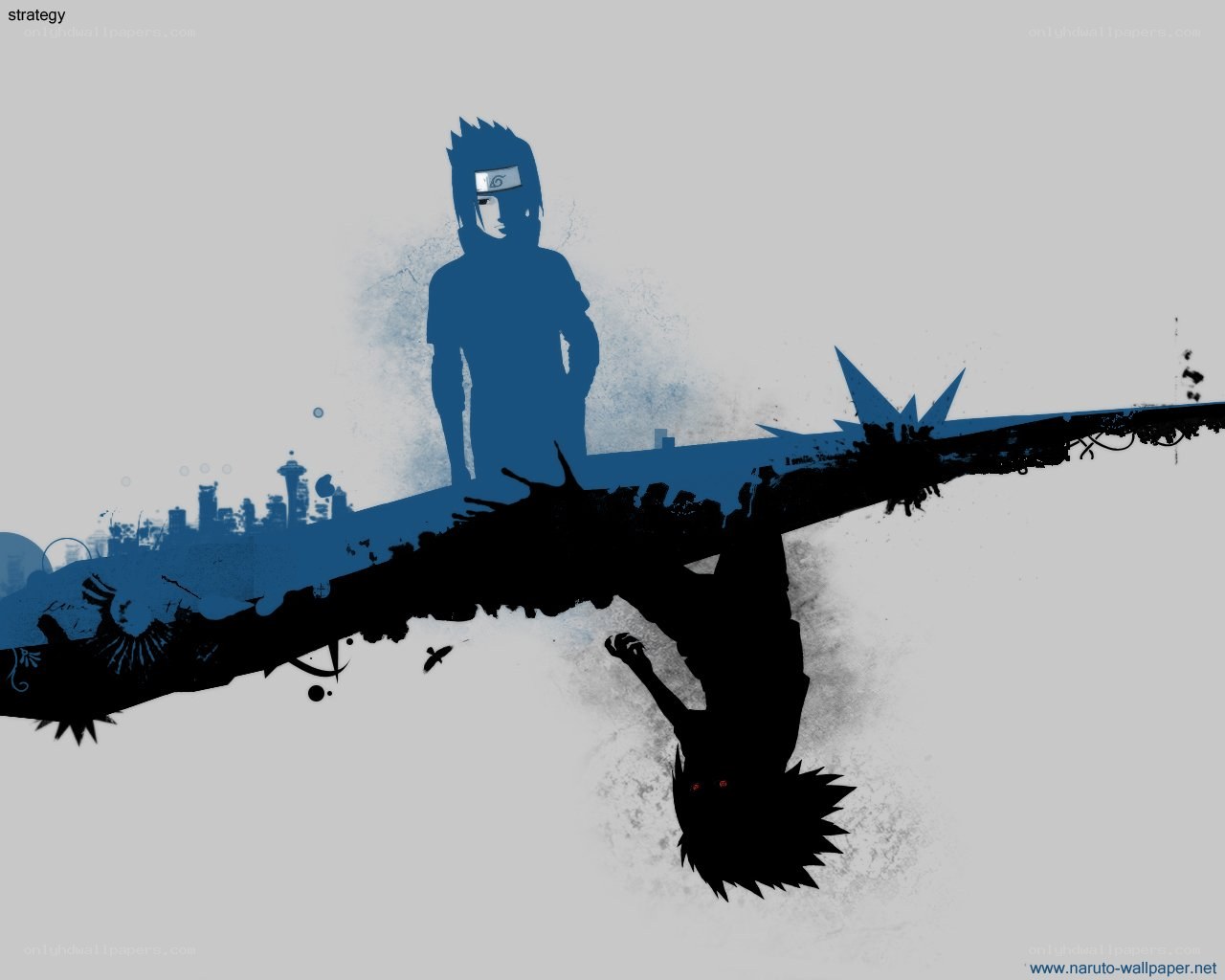 Sasuke Uchiha art illustration