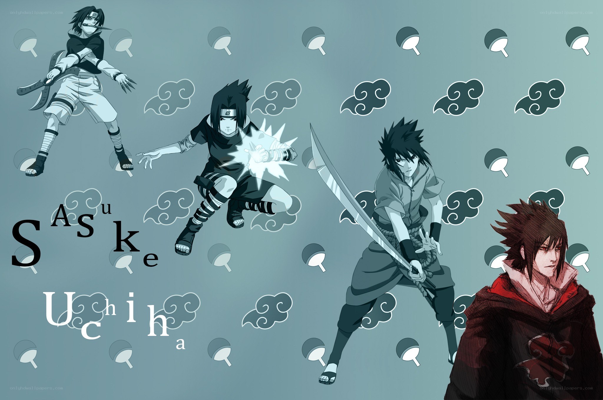 Sasuke Uchiha character art