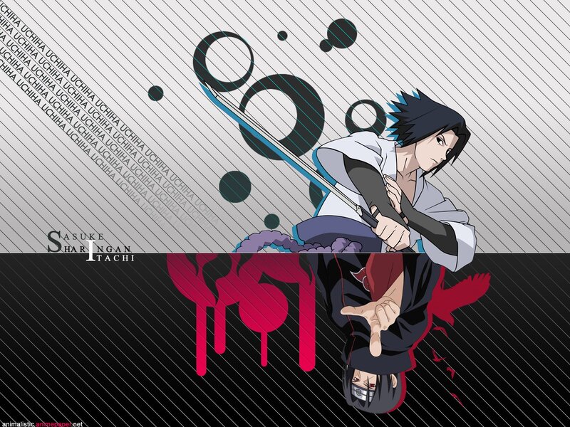 Sasuke Uchiha Character — Black, Dramatic, Anime, Sword, Akatsuki Cloak