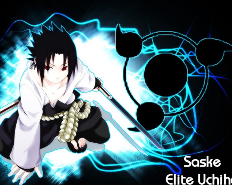 Sasuke Uchiha Character — Black, Dramatic, Anime