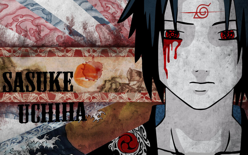 Sasuke Uchiha Character — Black, Dramatic
