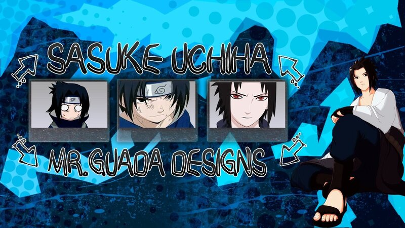 Sasuke Uchiha Character — Blue, Dramatic, Digital Art