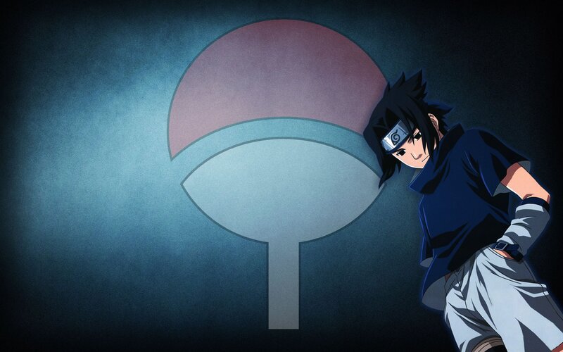 Sasuke Uchiha Character — Blue, Dramatic