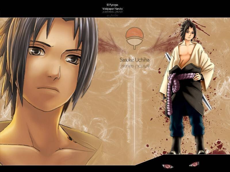 Sasuke Uchiha Character — Brown