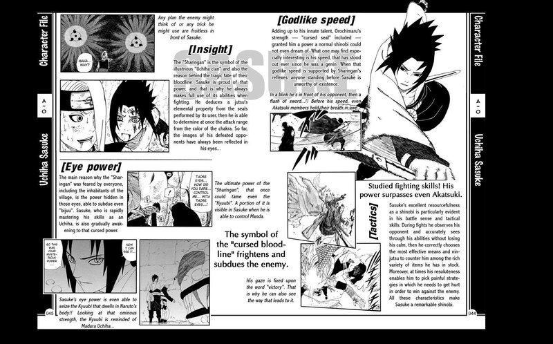 Sasuke Uchiha Character File