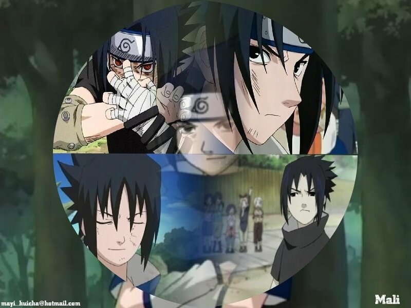 Sasuke Uchiha Character — Green