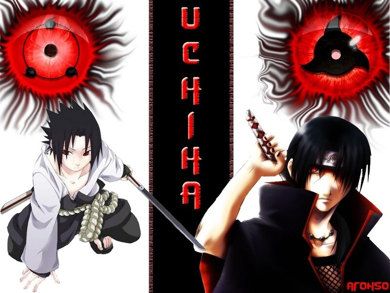 Sasuke Uchiha Character — Red, Dramatic, Anime, Sharingan