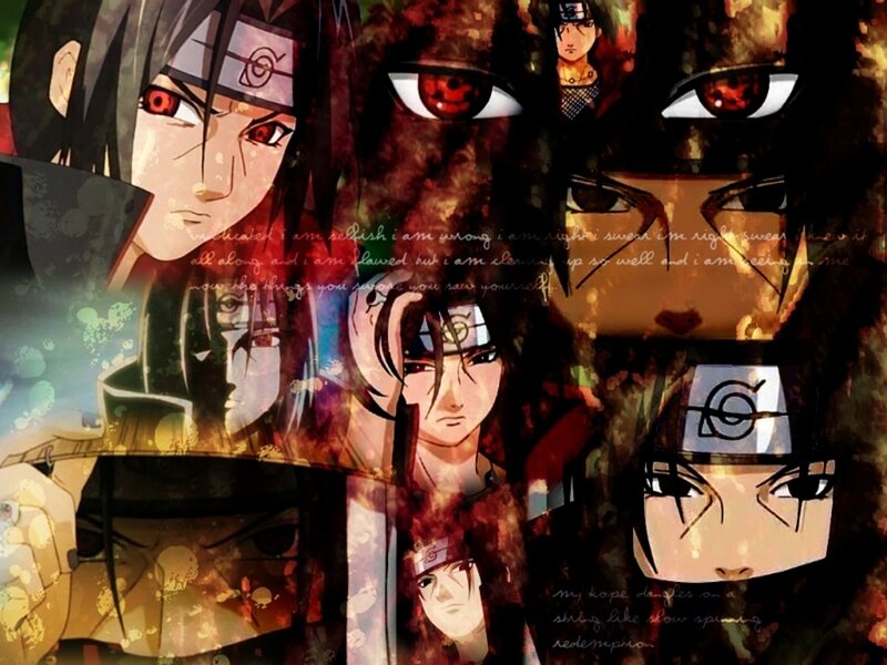 Sasuke Uchiha collage art