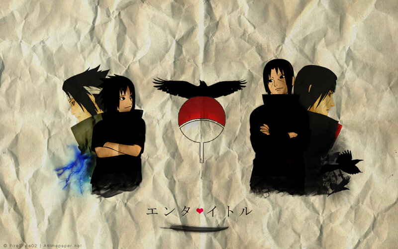 Sasuke Uchiha collage art