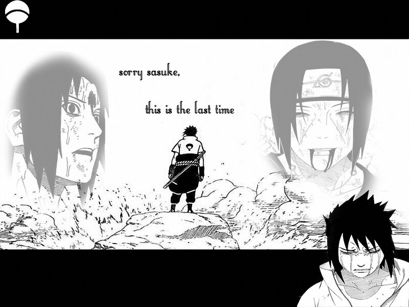 Sasuke Uchiha Crying — Black, Dramatic