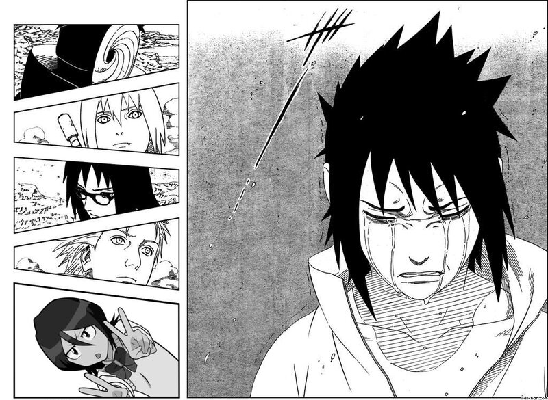 Sasuke Uchiha Crying — Black