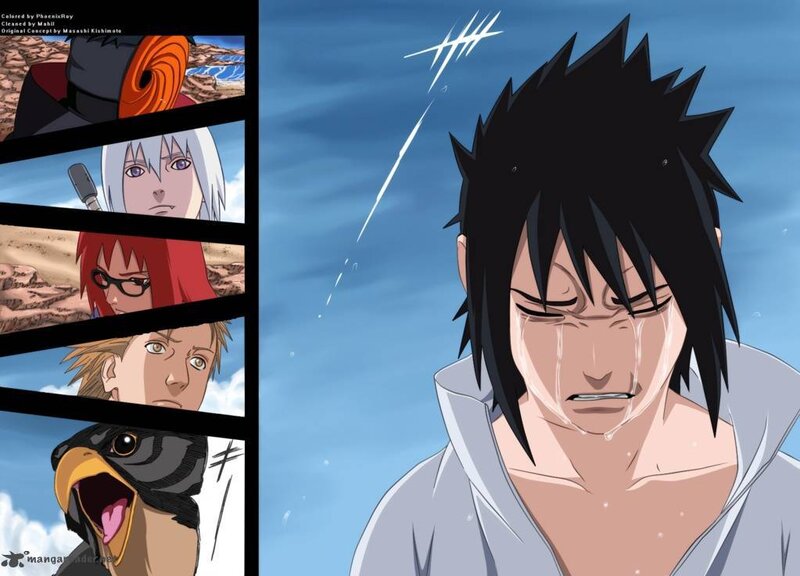Sasuke Uchiha Crying — Blue