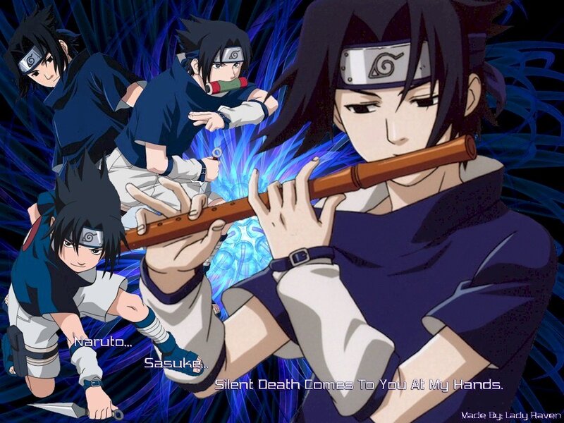 Sasuke Uchiha in action