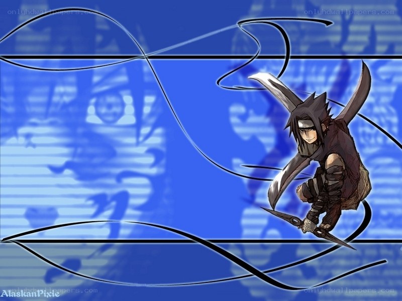 Sasuke Uchiha in action