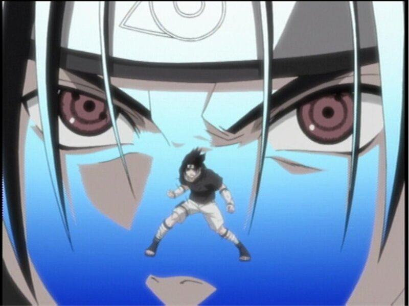Sasuke Uchiha in Action — Blue