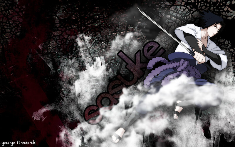 Sasuke Uchiha in action