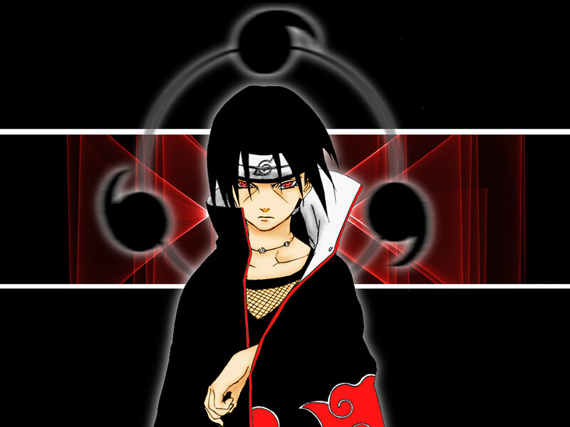 Sasuke Uchiha in Akatsuki cloak