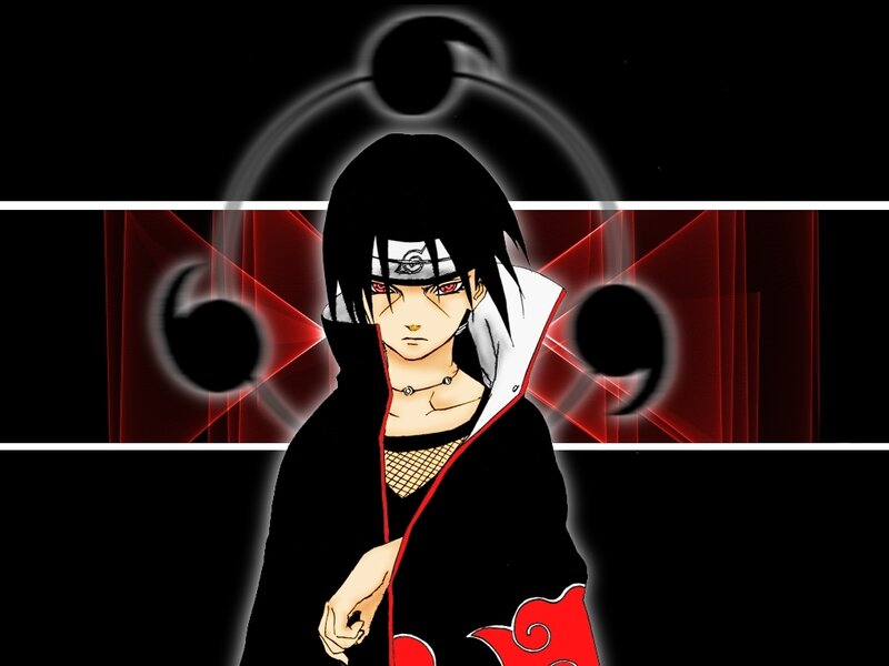 Sasuke Uchiha in Akatsuki cloak