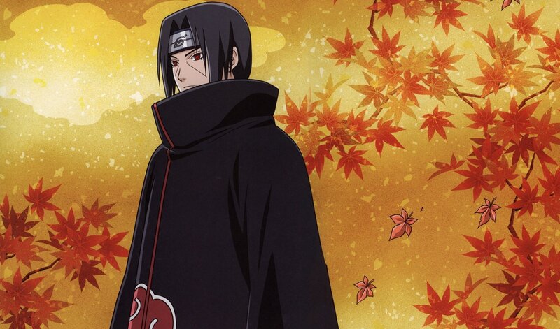 Sasuke Uchiha in Akatsuki cloak