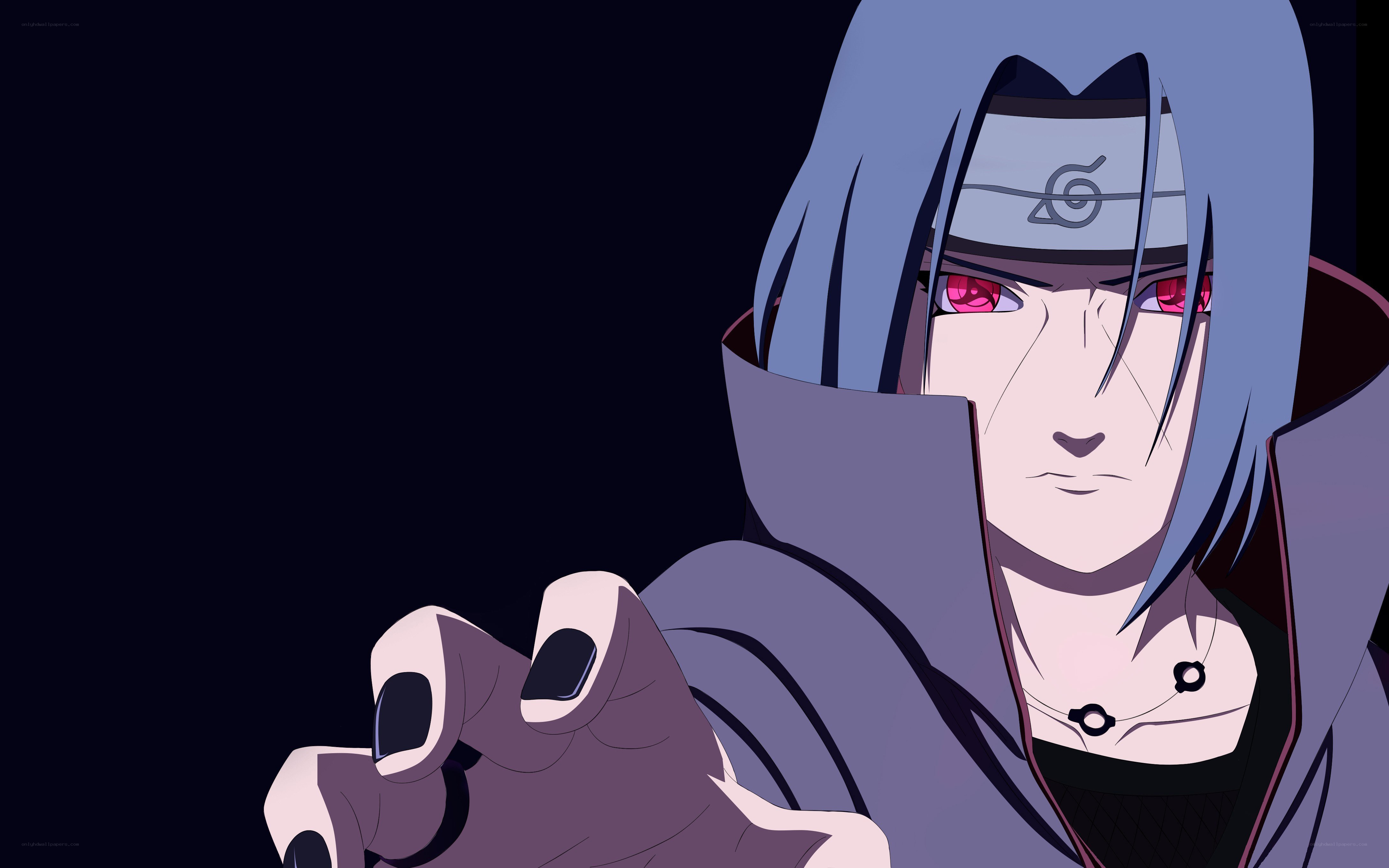 Sasuke Uchiha in Akatsuki cloak