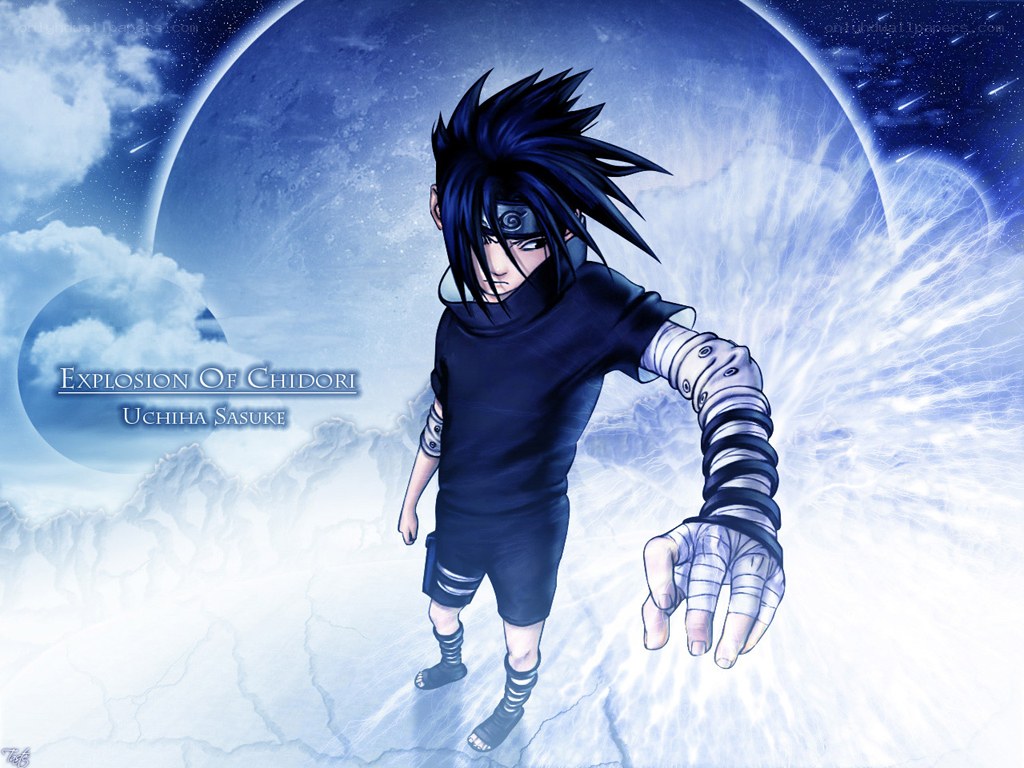 Sasuke Uchiha in Chidori