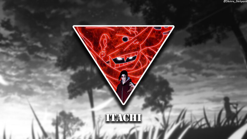 Sasuke Uchiha in Triangle