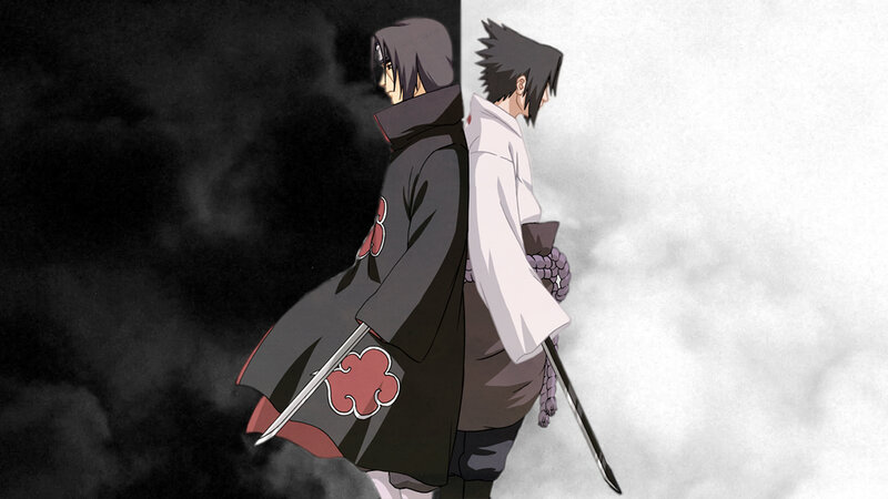 Sasuke Uchiha in two forms