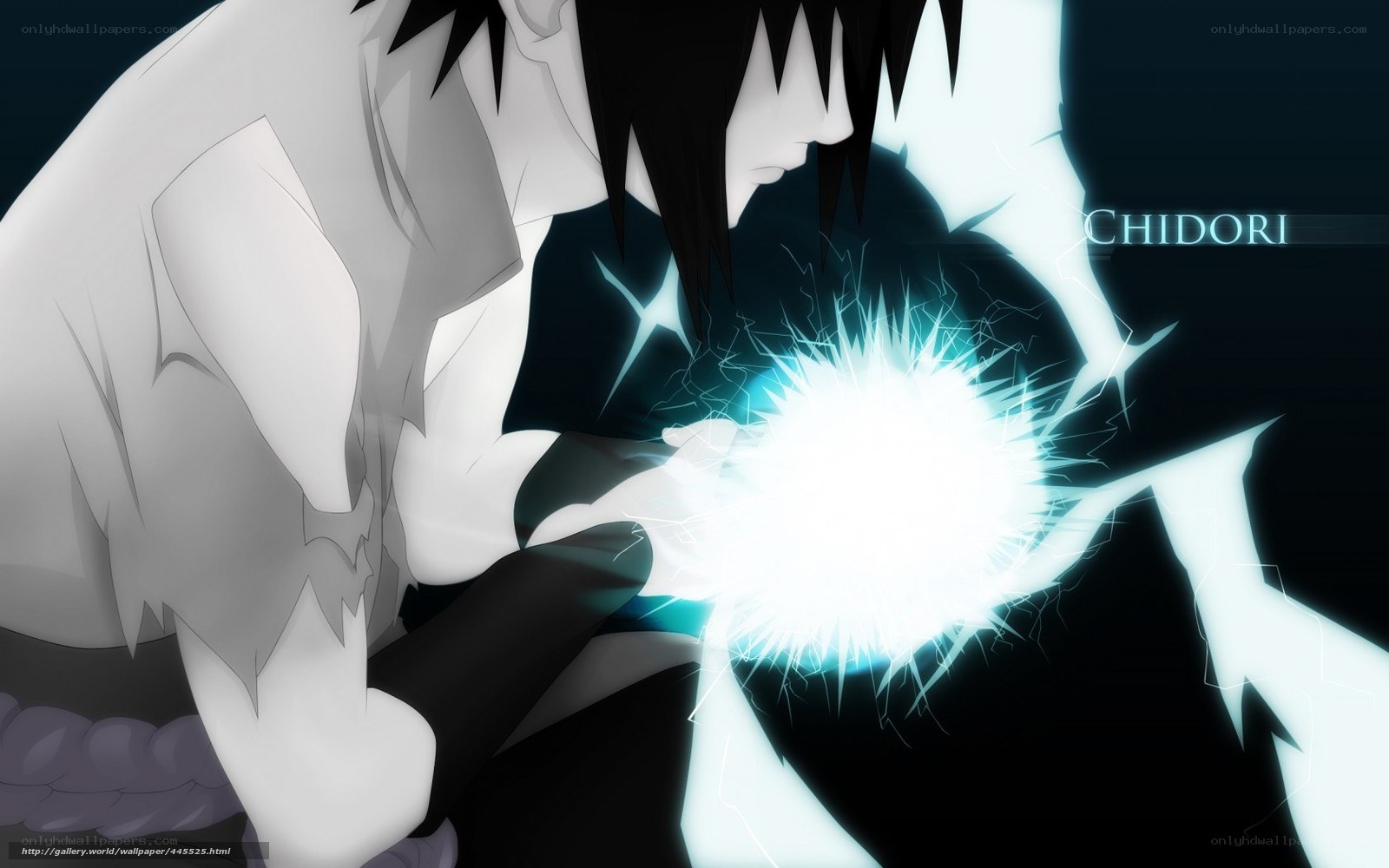 Sasuke Uchiha using Chidori