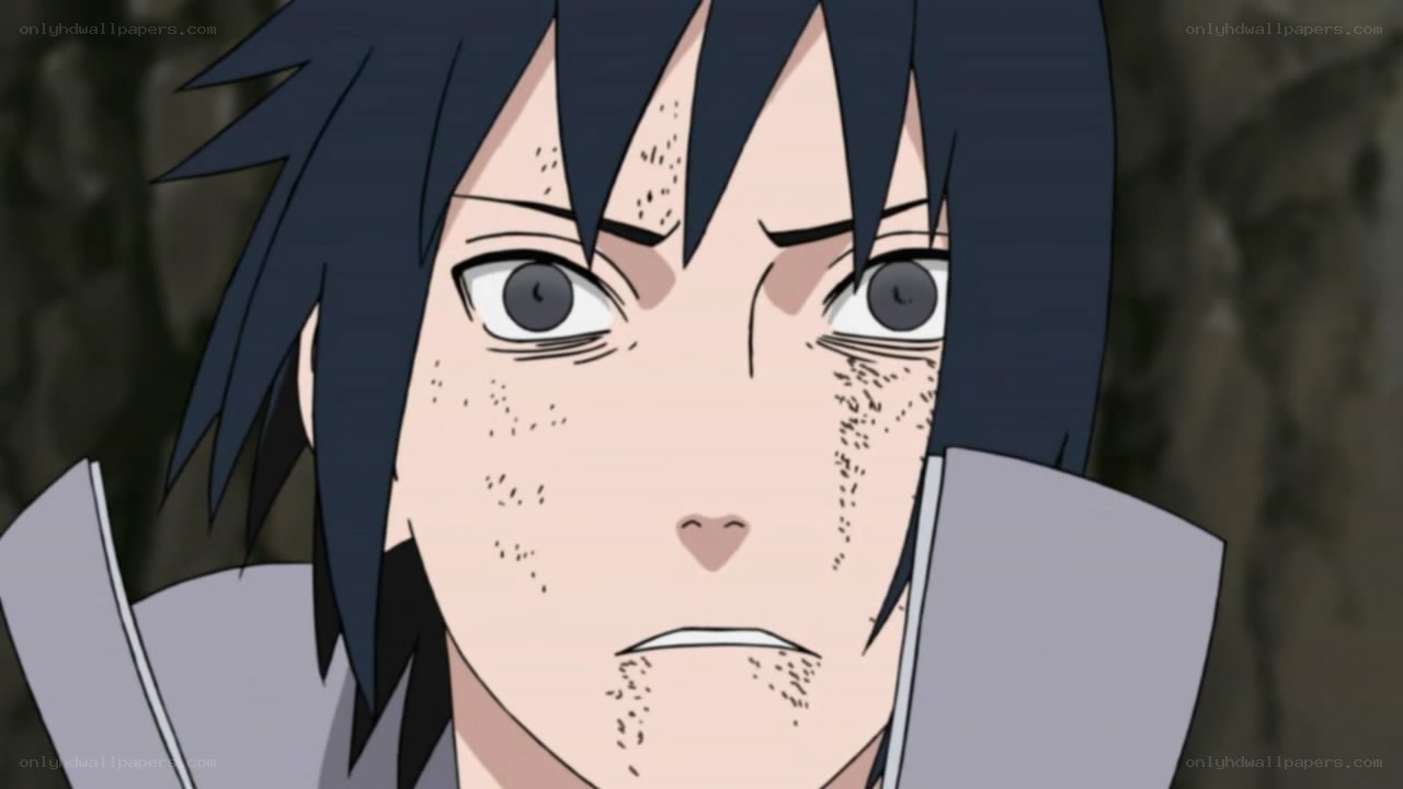 Sasuke Uchiha with determined expression