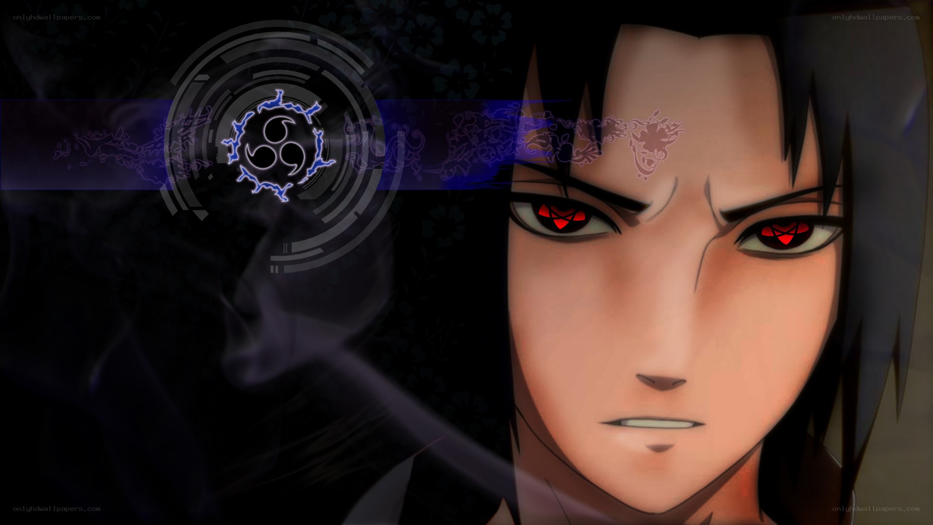 Sasuke Uchiha with Sharingan