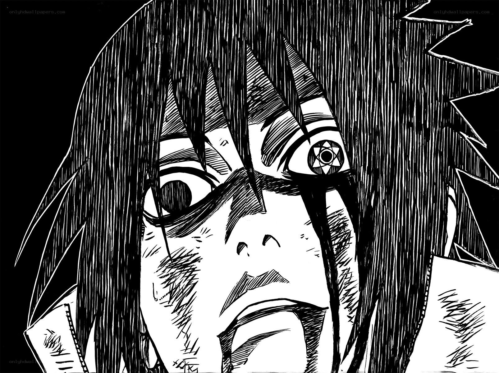 Sasuke Uchiha with Sharingan